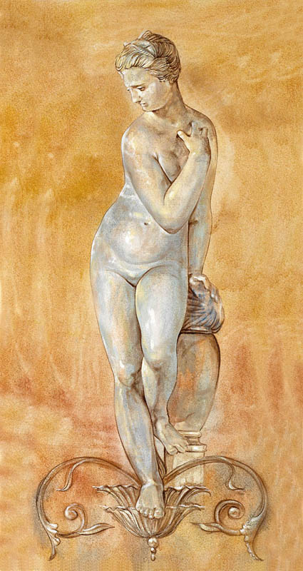 Affresco Musa Ispiratrice